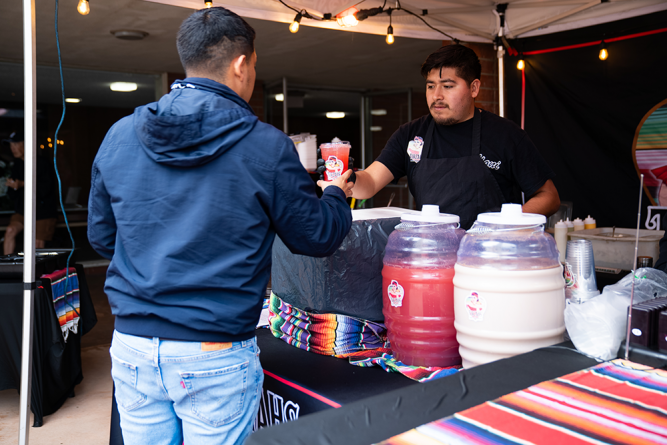Attendees enjoyed a wide variety of food and beverage vendors, such as Mexican and Mediterranean fusion, farm-direct coffee, boba, Vietnamese cuisine, and specialty pizzas.
